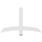 Ekena Millwork Bellingham Architectural Grade PVC Gable Bracket, 48"W x 30"H x 2"D x 4"F, 15/12 Pitch GBP048X30X0204BEL00 - alternate 4